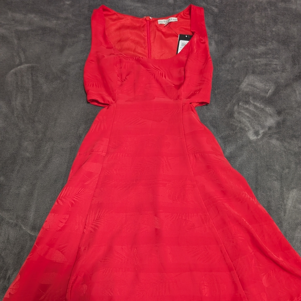 Guess Fit And Flare Cutout Dress NWT👗